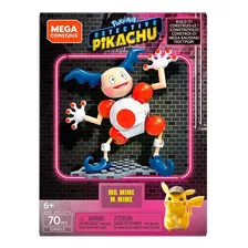 Pokemon Detetive Pikachu Figura Mr. Mime Mega Construx Ghh03