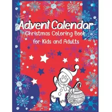 Calendario De Adviento Libro De Colorear De Navidad Niã...