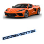 Emblema Corvette Chevrolet Autoadherible Cromado