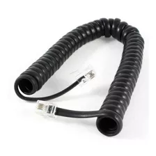 Cable Rulo Espiral Telefono 30cm A 2m Blanco O Negro