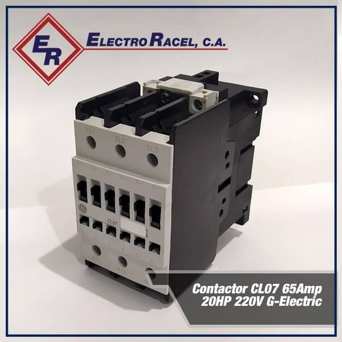 Contactor Cl07 65a Ac3 20hp General Electric