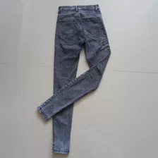 Jean Denim Mujer Bershka Gris Pantalones (original)