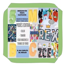 Kit Imprimible Moldes Letras Numeros 3d (editables)