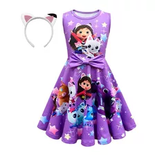 Disfraz De Cosplay Gabby Dollhouse Para Niñas Halloween Fantasean Fiesta Vestido De Princesa