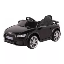 Carrinho Elétrico Preto Audi Tt Controle Rem 12v Bel Brink