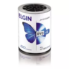 10 Dvd+r Dl Dual Layer Elgin 8.5gb/8x Logo - Promoção !!!