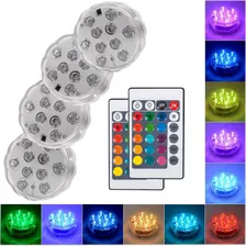 Luces Led Sumergibles Hooima, Con Control Remoto, Rgb, Ip67