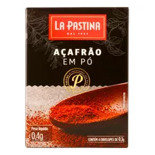 Açafrão Espanhol Verdadeiro Em Pó La Pastina Paella 0,4g