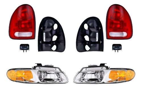 Kit Faros Y Calaveras Depo Chrysler Voyager 1996 A 2000 Foto 2