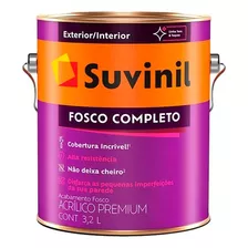 Tinta P/ Parede 3,2l Suvinil Fosco Completo Escolha Sua Cor