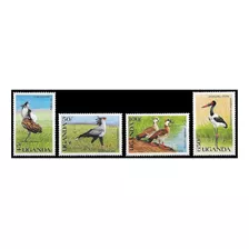 Fauna - Aves - Uganda 1990 - Serie Mint - Yvert 682-5