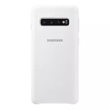 Forro Samsung Silicone Blanco Con Diseño Lisa Para Samsung Galaxy S S10