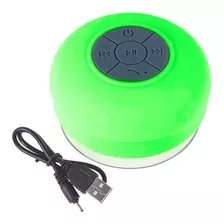 Mini Caixa De Som À Prova D'água Bluetooth Usb Verde