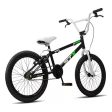 Bicicleta Aro 20 Infantil Aros Aero Freios V-brake Cor Preto-verde