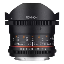 Lente Rokinon Cine Ds 12mm T3.1 Para Camara Sony E-mount ...