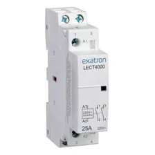 Contator Modular Bipolar 25a 2na 2 Polo Magnetico 220v Exatron Lect4000