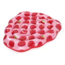 Colchoneta Inflable Isla Frutilla Perfumada Bestway Piscina 