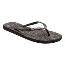 Sandalias Playa Roxy Viva Stamp Ii Negro Mujer Arjl100683-mg