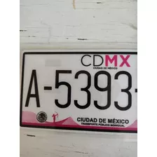 Placas Taxi De La Cdmx