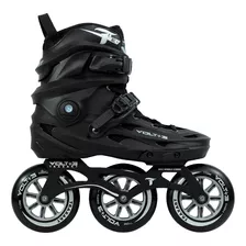 Patins Inline Freestyle Traxart Volt+ 3 - 110mm Preto/cinza 