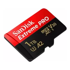 Cartão De Memória Micro Sd 1tb Extreme Pro Com Adaptador