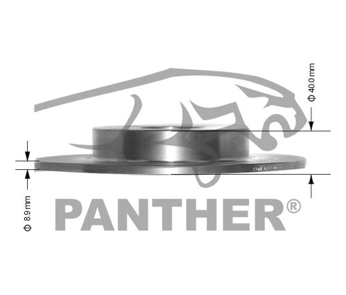 Disco Panther Dpx1099 Tras Mazda 3 2015 Foto 4