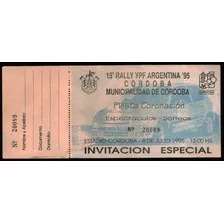 Ticket De Entrada Mundial Juvenil De Fútbol 2001