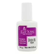 Ezflow Brush On Resin Pegamento Para Tips Manicuria 14 Gr