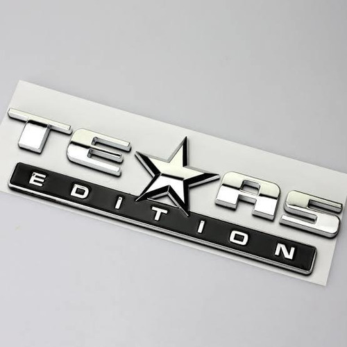 Set Emblemas Texas Edition 3 Piezas Chevrolet Gmc  Foto 3