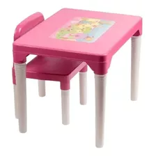 Mesinha Infantil Com Cadeira Mesa + Cadeirinha Para Criança