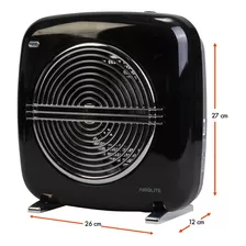 Termoventilador Vintage Ht Retro 2000n Color Negro