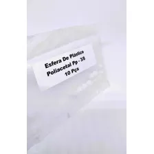 Esfera De Plástico Poliacetal Pp - 3/8 - 10 Pçs