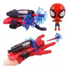 Luva Homem Aranha Lança Teia Brinquedo Infantil + Boneco