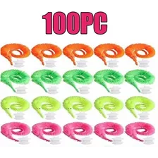 100pcsmagic Twist Fuzzy Worm Truque Mágico Wiggle