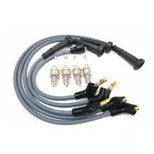 Juego De Cables + 4 Bujias Nissan Tsuru 1 1.6 1984 Al 1987