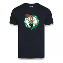 Camiseta Boston Celtics Basic Logo Nba Preto - New Era 