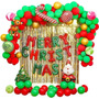 Primera imagen para búsqueda de decoracion navideña con globos