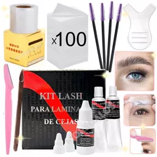 Kit Laminado De Cejas Alisado Permanente Lash Super Completo