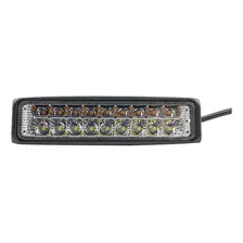 Faro Caminero Auto/camioneta 18led 150mm Luz Blanca Y Ambar