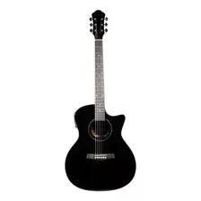 La Sevillana Ga-320ceq Blk Guitarra Electroacústica Pastilla