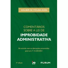 Livro Comentários Sobre A Lei De Improbidade Administrati...