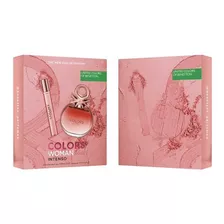 Benetton Colors Rose Intenso Cofre Edp 80 Ml + Mega 22ml