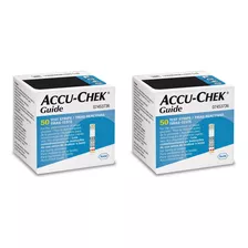 Accu Chek Guide 50 Unidades P Medir Glicemia Kit C/2 Unid