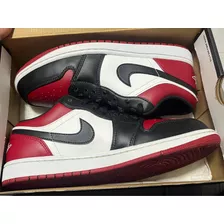 Jordan 1 Low Bred Toe Talla 6.5 Mx Como Nuevo