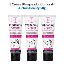 3 Crema Blanqueador Corporal - Aichun Beauty 50g