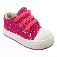 Zapatilla Bebe Niño Estampada Pampero Infantil Acordonada