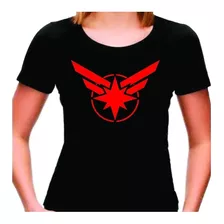 Camiseta Capitã Marvel Camisa Feminina Os Vingadores