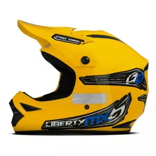Capacete Motocross Pro Tork Liberty Mx Pro Amarelo Tam. 58