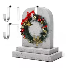2 Pcs 7'' To 11'' Metal Christmas Headstone Wreath Hang...