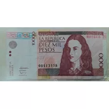 Billete De 10000 Pesos Colombianos 2013